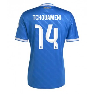 Real Madrid Aurelien Tchouameni #14 Tredjedrakt 2025-26 Kortermet Real Madrid Aurelien Tchouameni #14 Tredjedrakt 2025-26 Kortermet